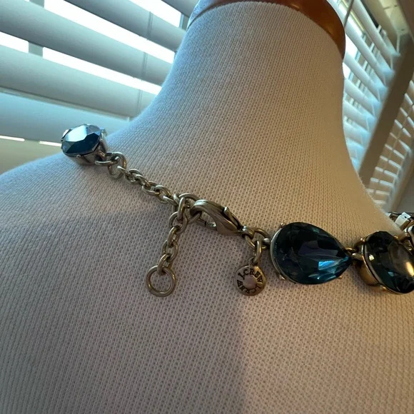 J. Crew Dark Blue Statement Necklace - Picture 3 of 3